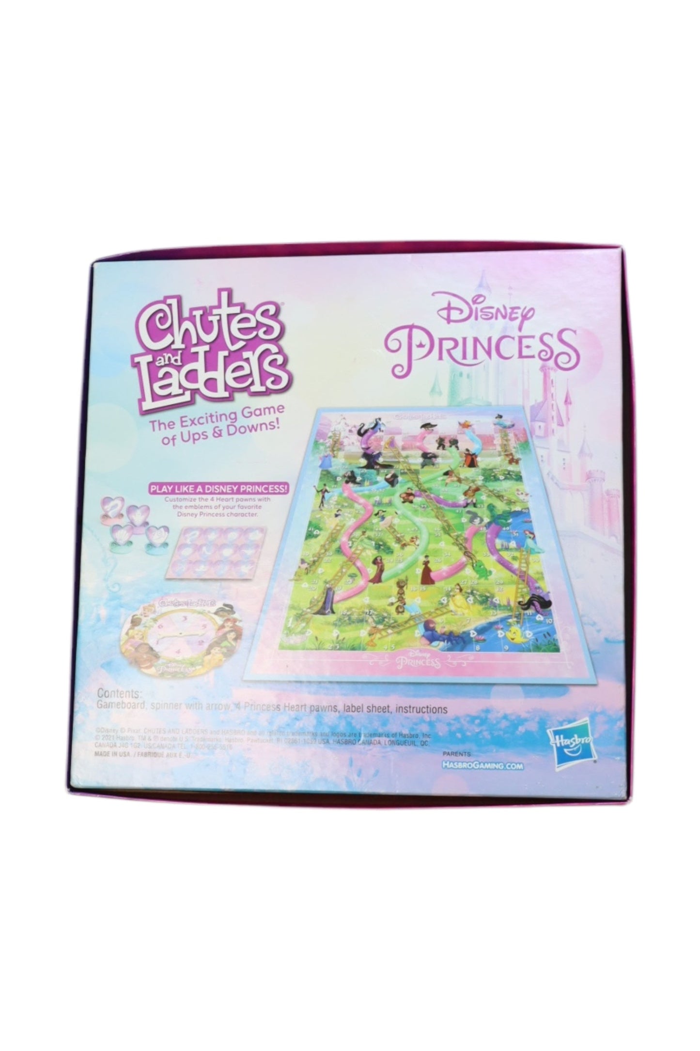 Hasbro Chutes And Ladders Disney Princess Board Game O/S