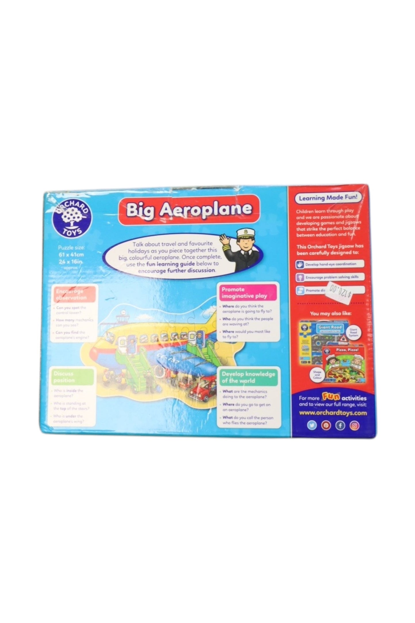 Orchard Toys Big Aeroplane Jigsaw Puzzle O/S