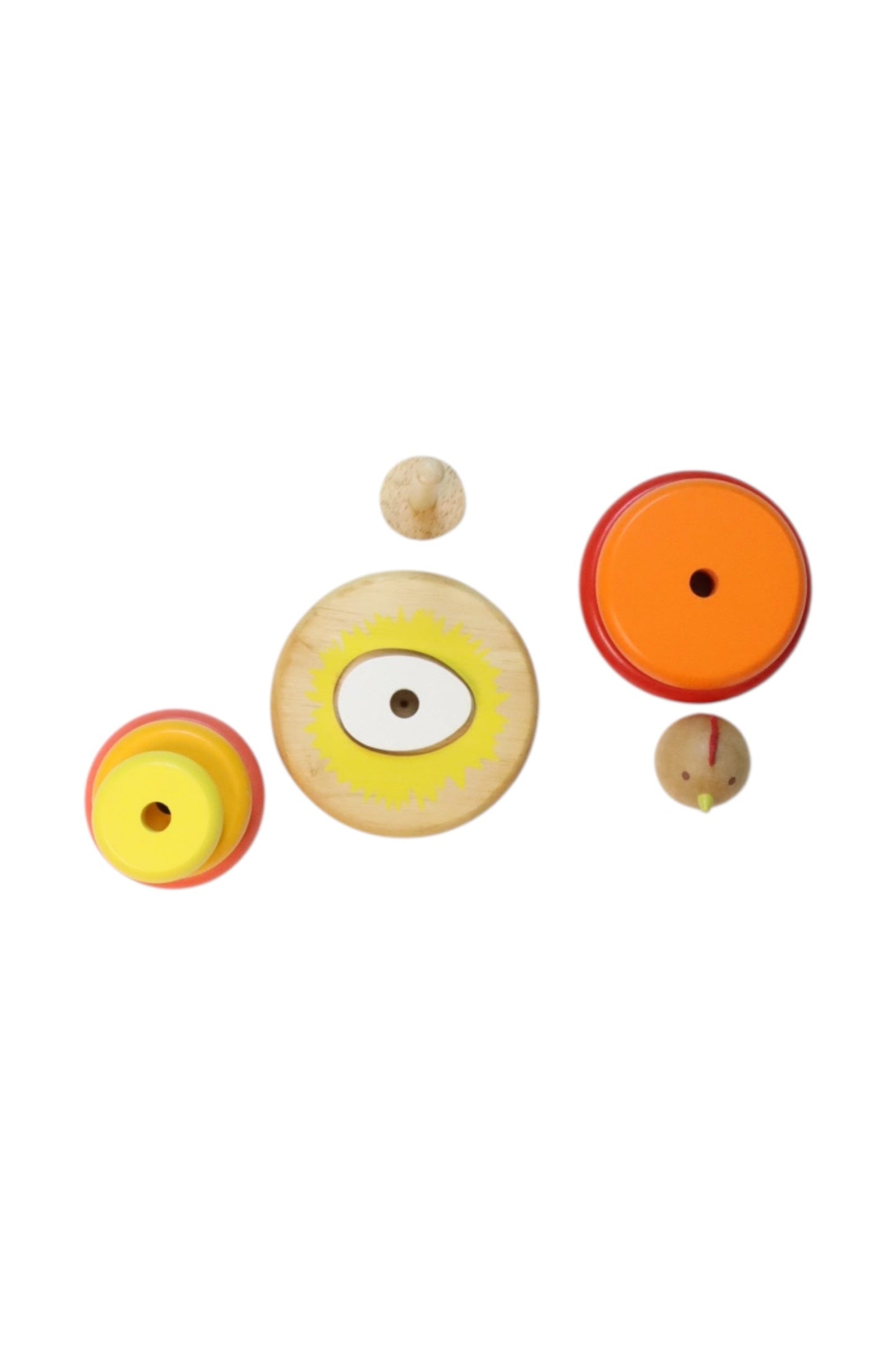 Djeco Wooden Stacking Chicken Toy O/S