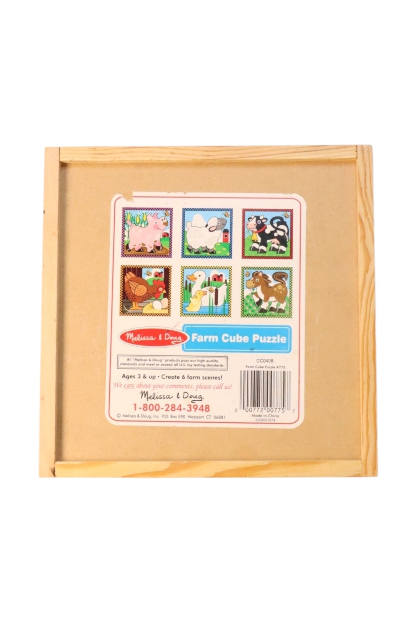 Melissa & Doug Farm Cube Puzzle O/S