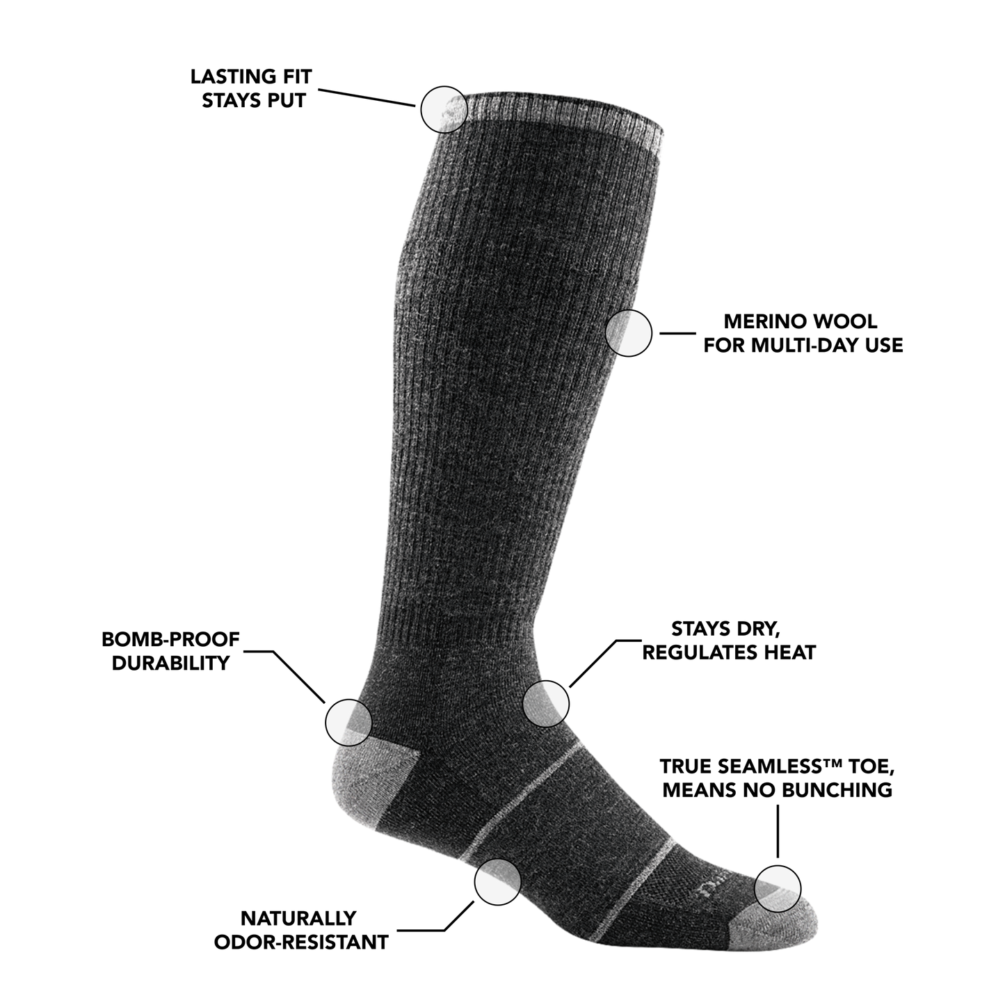 Men's Paul Bunyan Over-the-Calf Midweight Work Sock