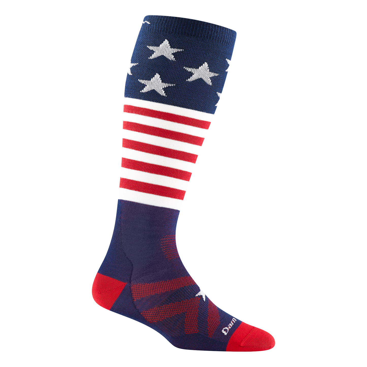 Kids Captain Stripes Over-the-Calf Lightweight Ski & Snowboard Sock-Last Chance