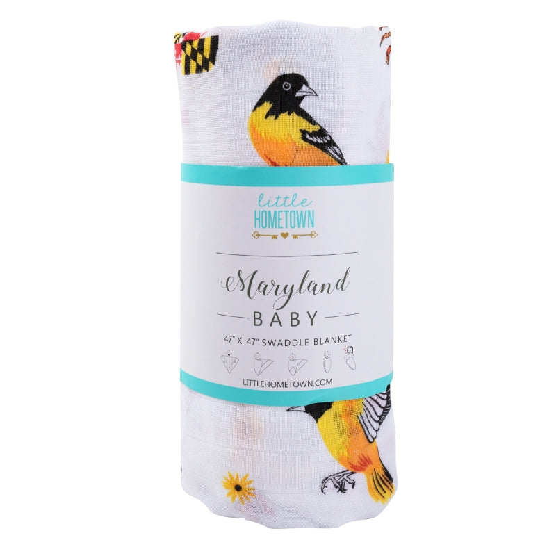 Maryland Baby Swaddle Blanket