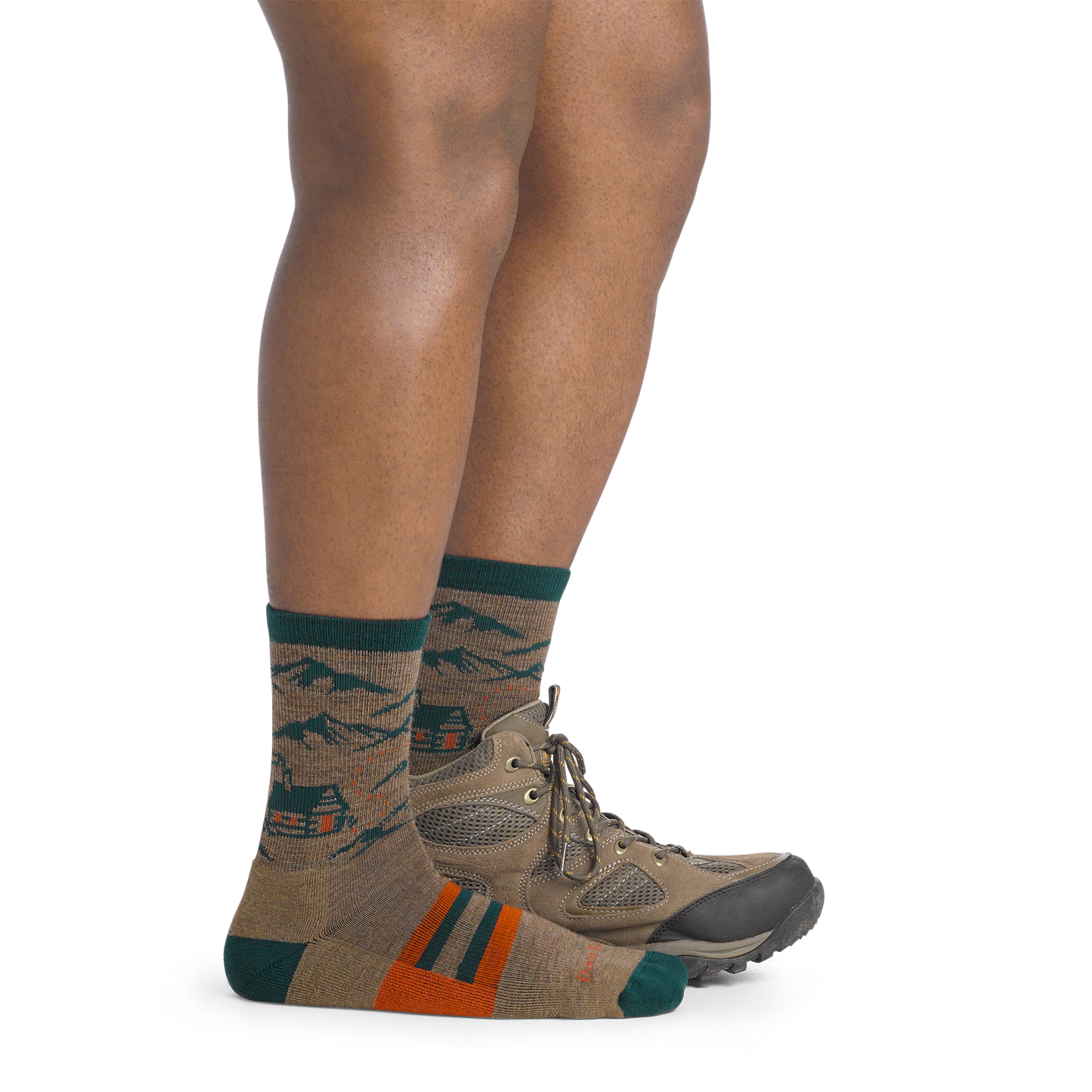 Men's Hike Hike Hut Micro Crew Midweight Hiking Socks