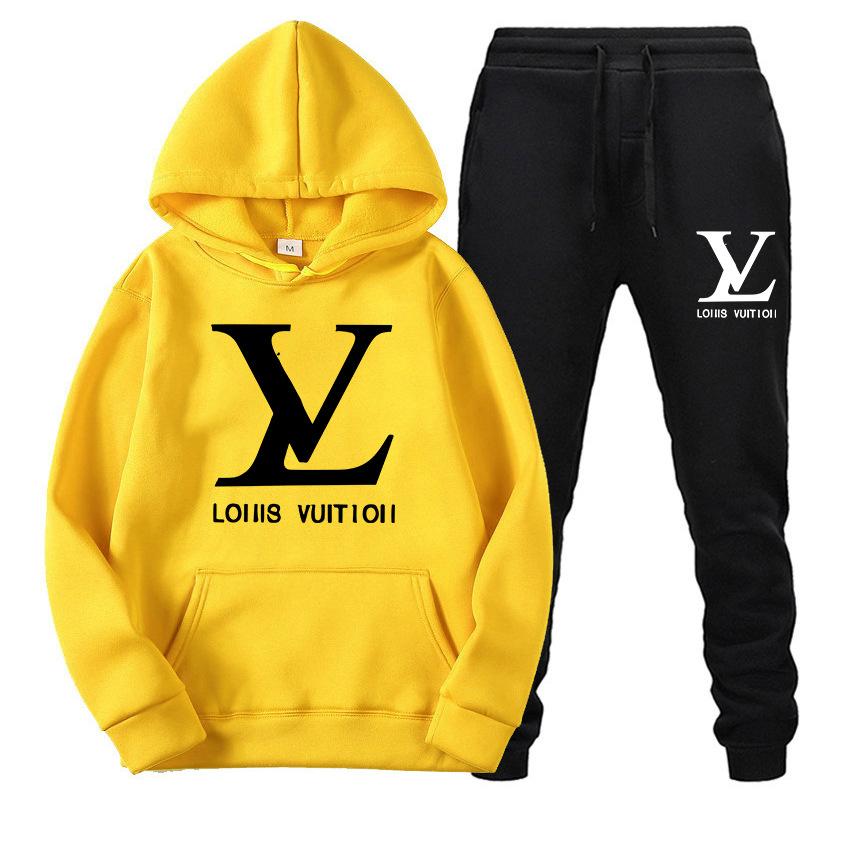 Fashion Versatile Women's Hoodie Two-piece Set 1023112715