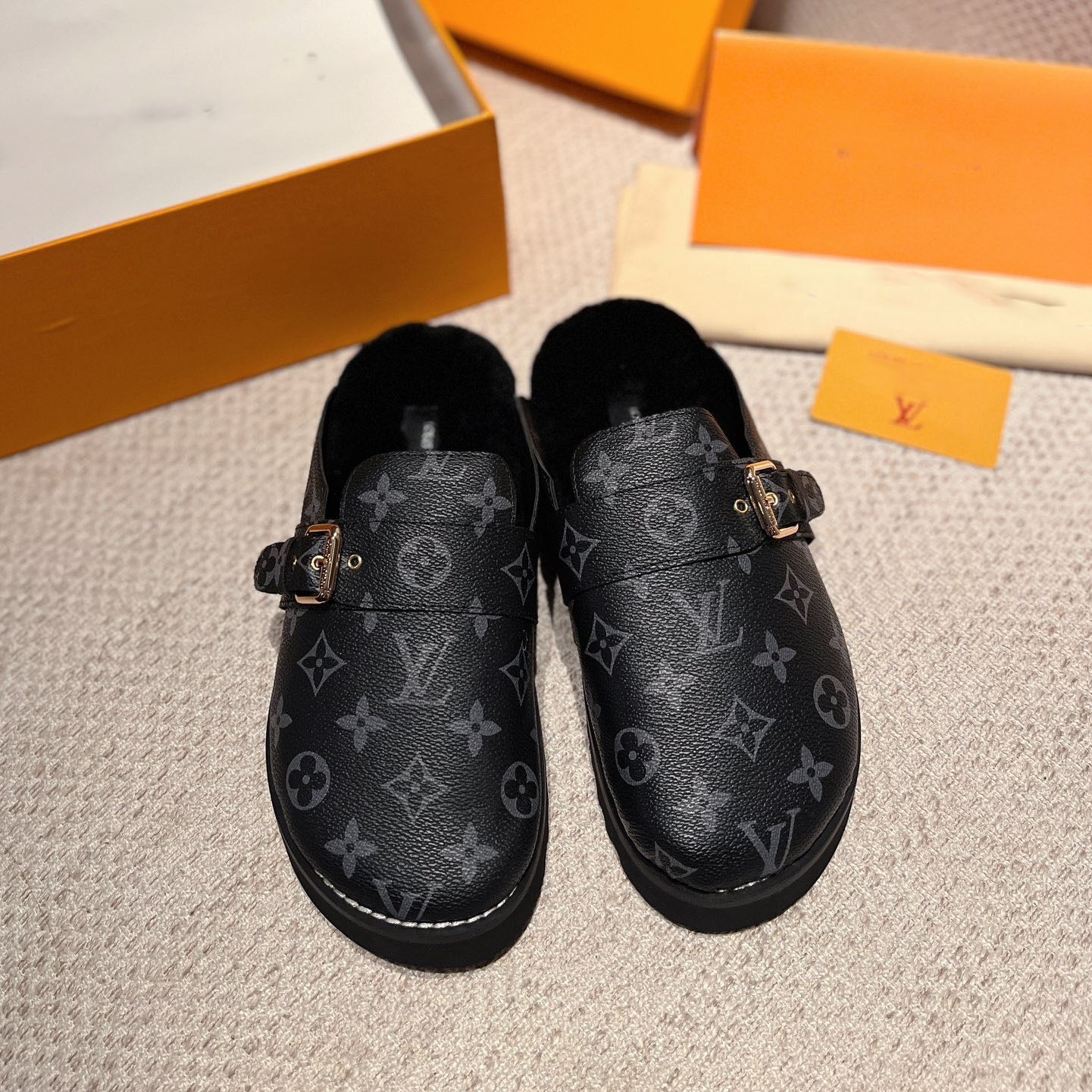 Printed Round Toe Slippers 03136