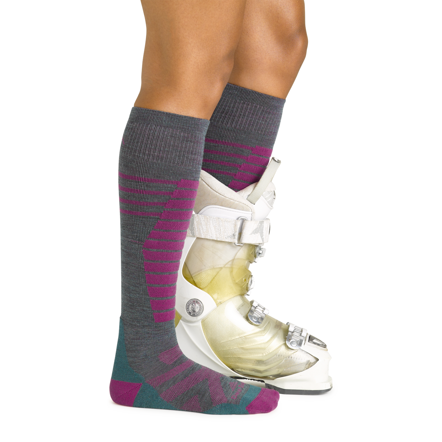 Women's Edge Over-the-Calf Midweight Ski & Snowboard Sock-Last Chance
