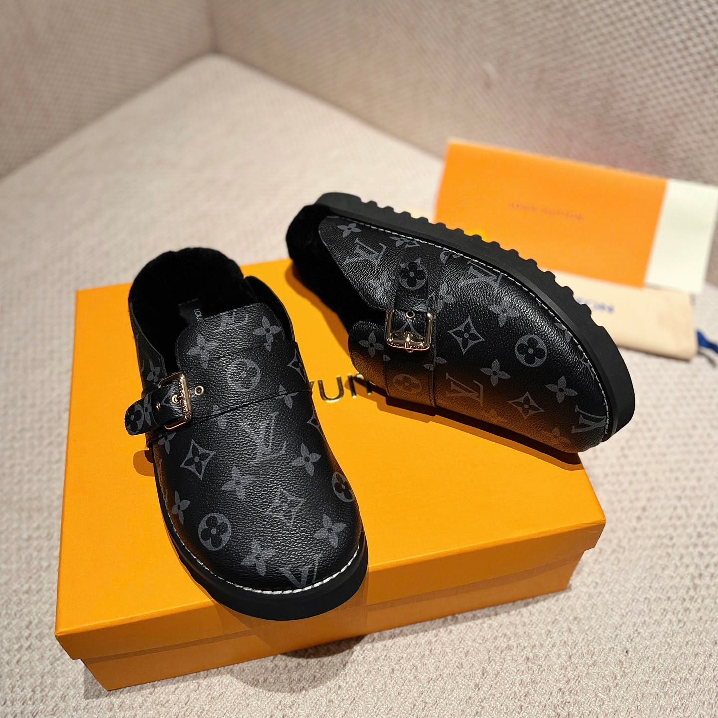 Printed Round Toe Slippers 03136