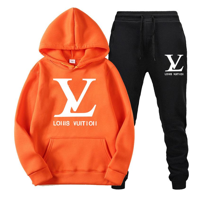 Fashion Versatile Women's Hoodie Two-piece Set 1023112715
