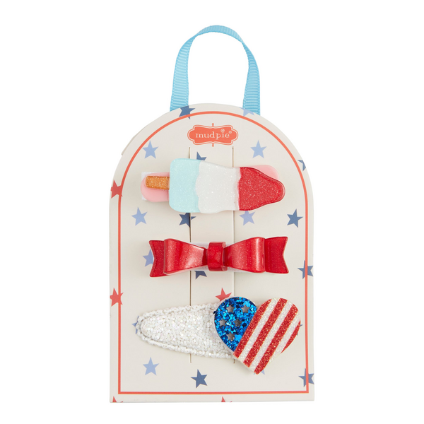 FOURTH of July HAIR CLIPS