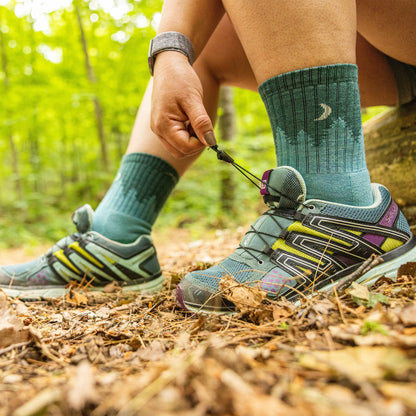 Women's Treeline Micro Crew Midweight Hiking Socks