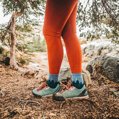 Women's Treeline Micro Crew Midweight Hiking Socks