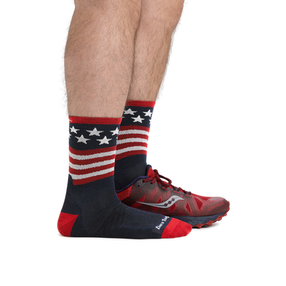 Men's Patriot Micro Crew Ultra-Lightweight Running Socks