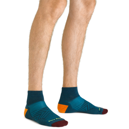 Men's Run Quarter Cushioned Ultra-Lightweight Running Socks