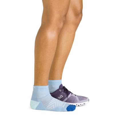 Women's Run Quarter Cushioned Ultra-Lightweight Running Socks
