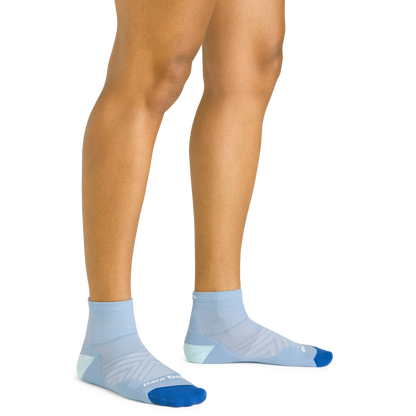 Women's Run Quarter Cushioned Ultra-Lightweight Running Socks