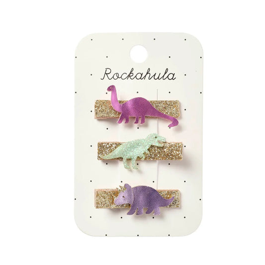 Shimmery Dino Clips