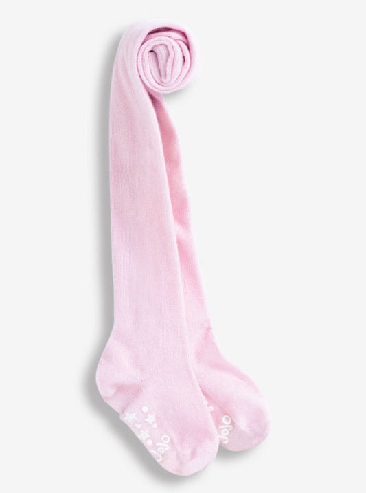 Pale Pink Cotton Rich Tights