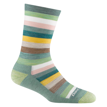 Women's Mystic Stripe Crew Lightweight Lifestyle Socks