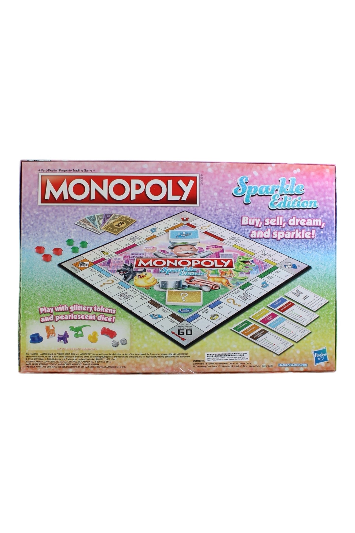 Hasbro Monopoly Sparkle Edition Board Game O/S