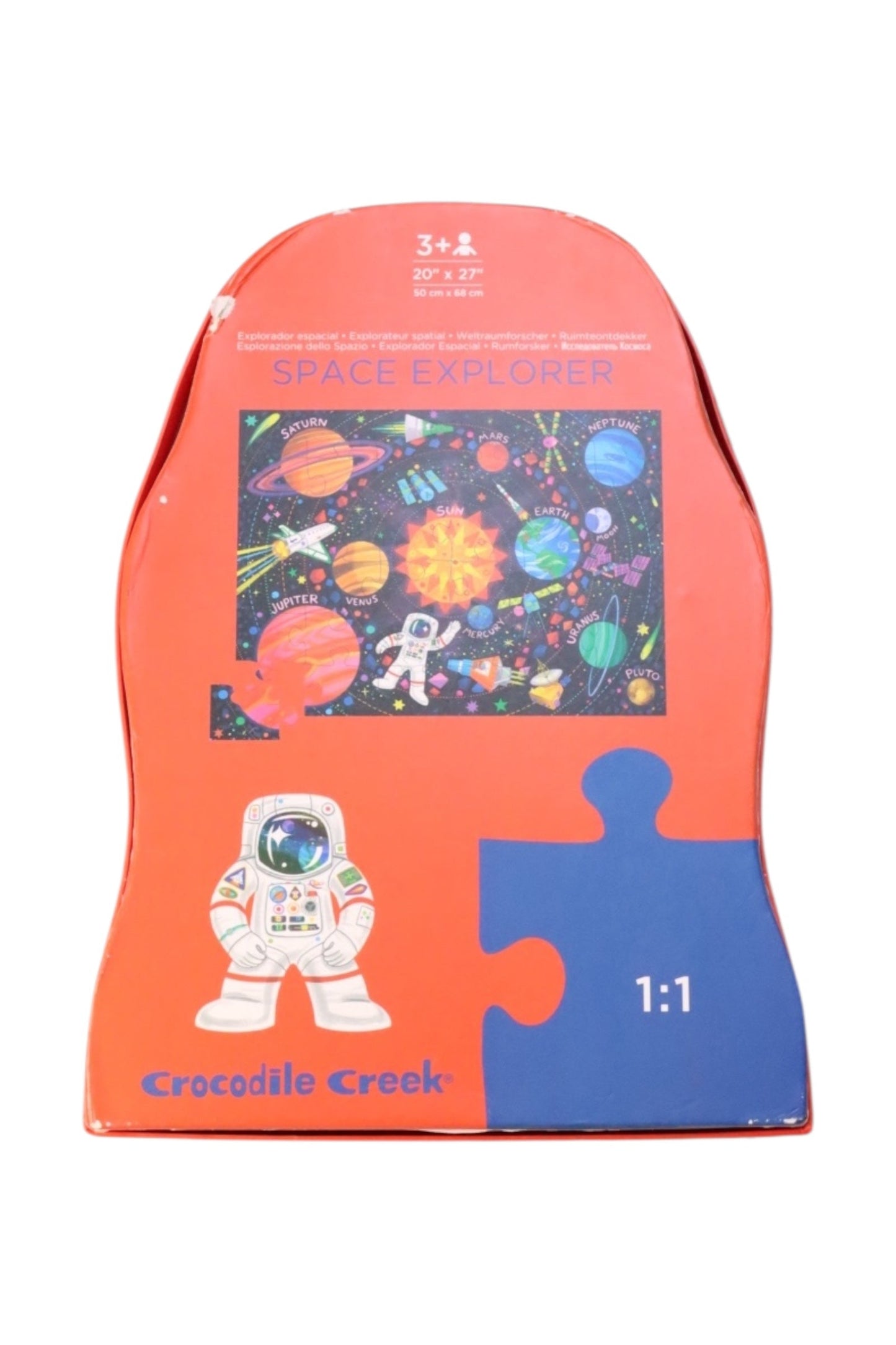 Crocodile Creek Space Explorer Floor Puzzle O/S