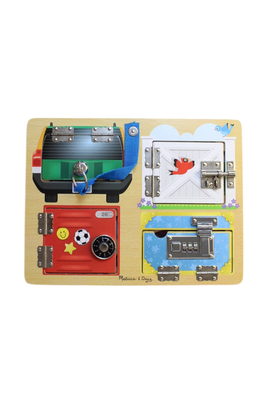 Melissa & Doug Deluxe Latches Board Puzzle - O/S