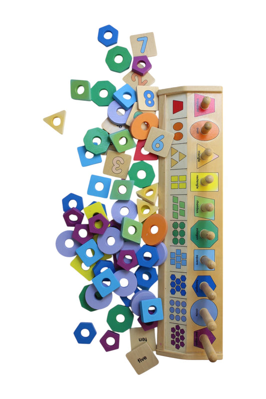 Melissa & Doug Educational Math And Shape Activity Set O/S