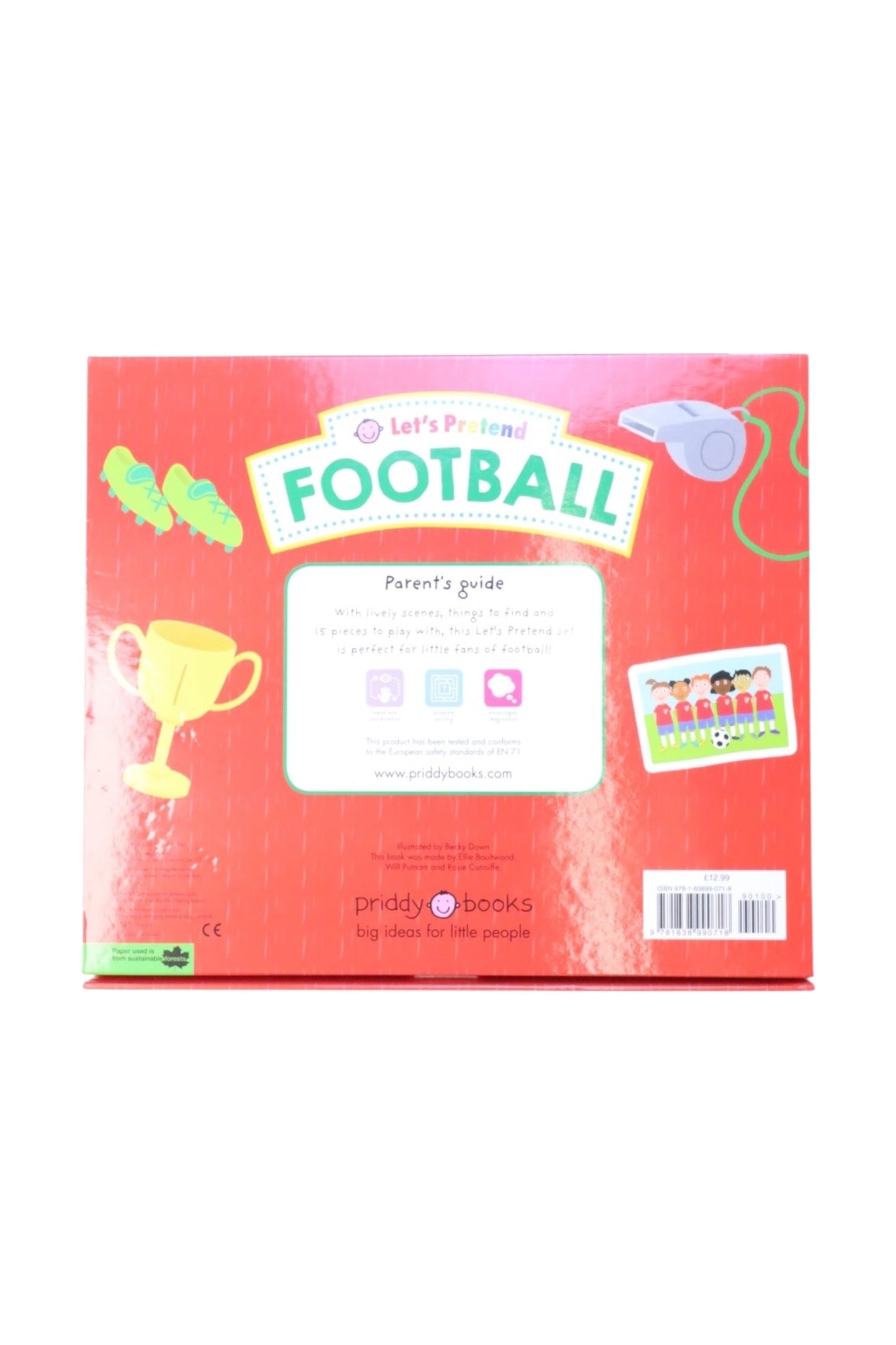 Priddy Books Football Puzzle Book O/S 3T+