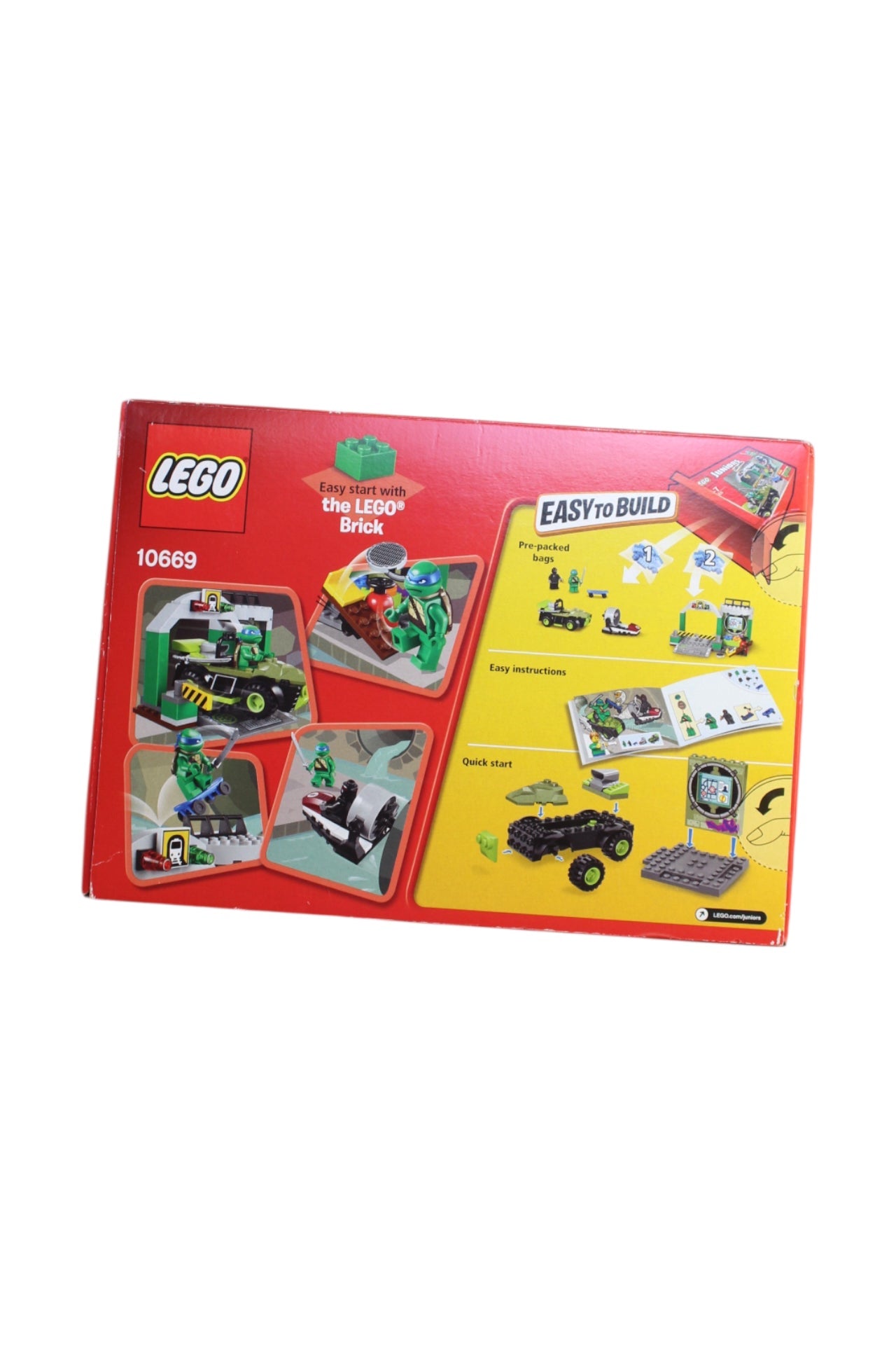 LEGO Juniors Teenage Mutant Ninja Turtles Set Size 10Y