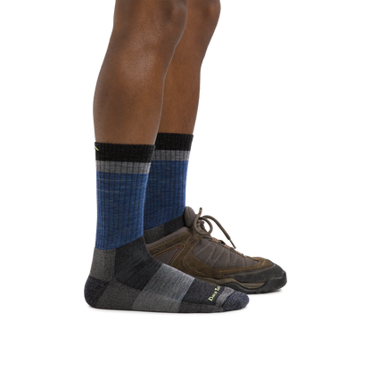 Men's Heady Stripe Micro Crew Lightweight Hiking Socks