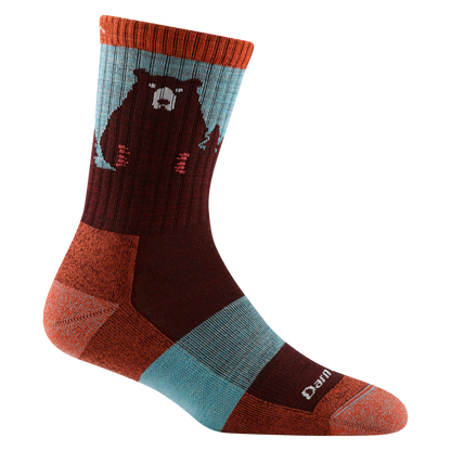 Women's Bear Town Micro Crew Lightweight Hiking Socks