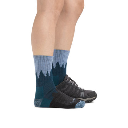 Women's Treeline Micro Crew Midweight Hiking Socks