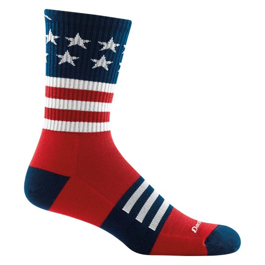 Men's Captain Stripe Micro Crew Lightweight Hiking Socks