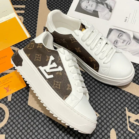 Lv Patchwork Denim Casual Shoes 1025030401