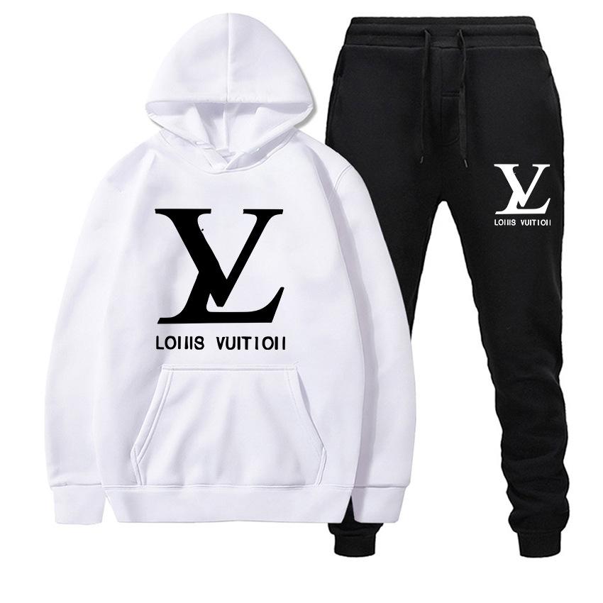 Fashion Versatile Women's Hoodie Two-piece Set 1023112715