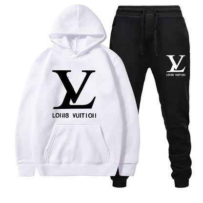 Fashion Versatile Women's Hoodie Two-piece Set 1023112715
