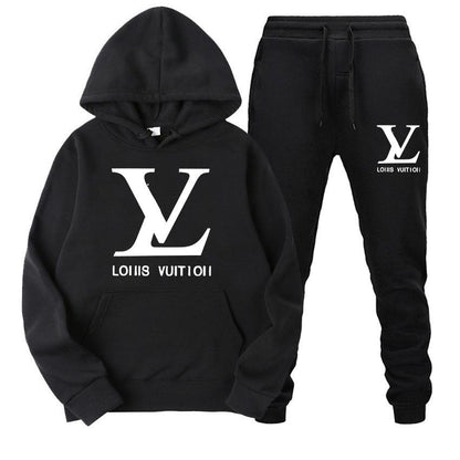Fashion Versatile Women's Hoodie Two-piece Set 1023112715