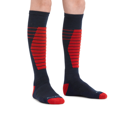 Kids Edge Over-the-Calf  Midweight Ski & Snowboard Sock-Last Chance