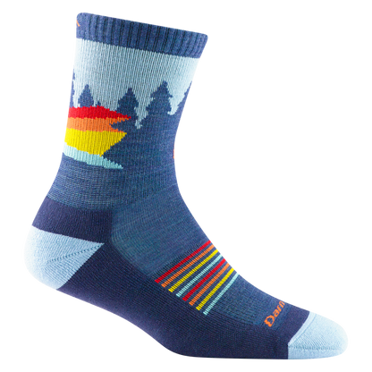 Kids Micro Crew Lightweight Hiking Sock 2-Pack