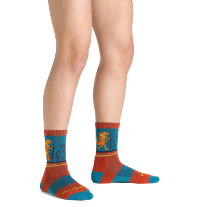 Kids Sal Micro Crew Lightweight Hiking Socks