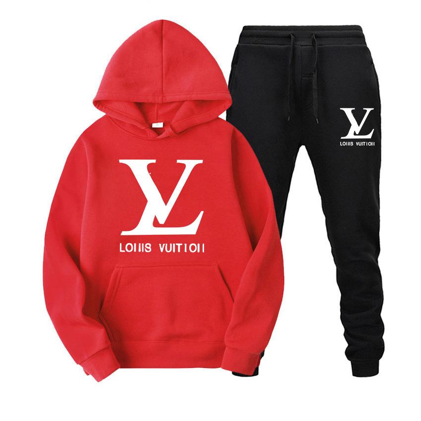 Fashion Versatile Women's Hoodie Two-piece Set 1023112715