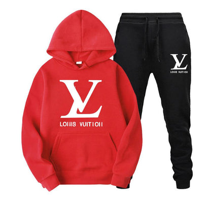 Fashion Versatile Women's Hoodie Two-piece Set 1023112715