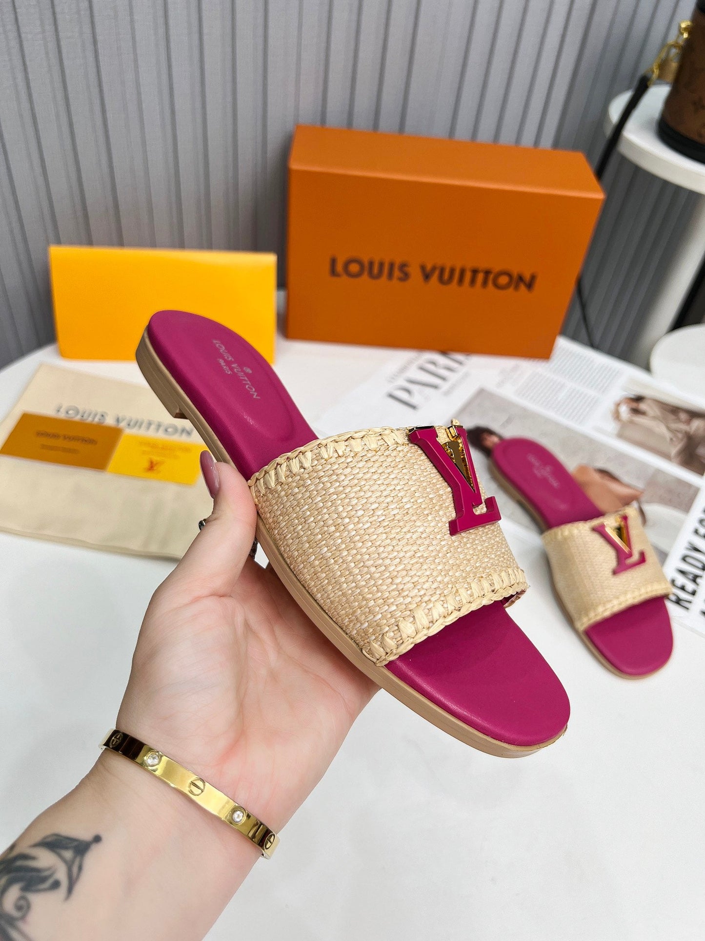 24 New Casual Fashion Braided Slippers(10 Colors) XC0424061211