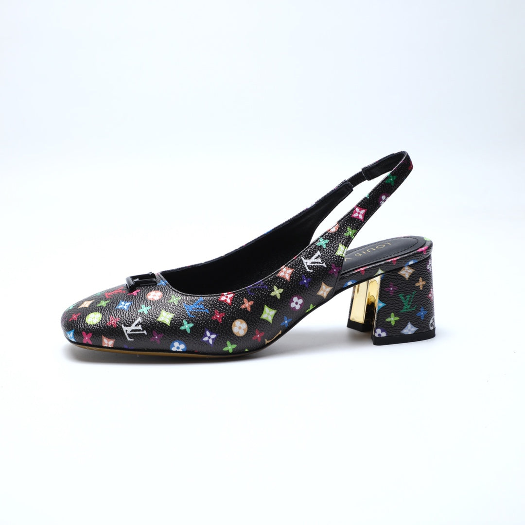 2025 Spring and Summer Multicolor Women's High Heels Sandals XC042504014