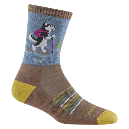 Women's Critter Club Micro Crew Lightweight Hiking Socks
