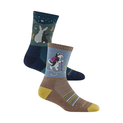 Women's Critter Club 2-Pack Hiking Socks