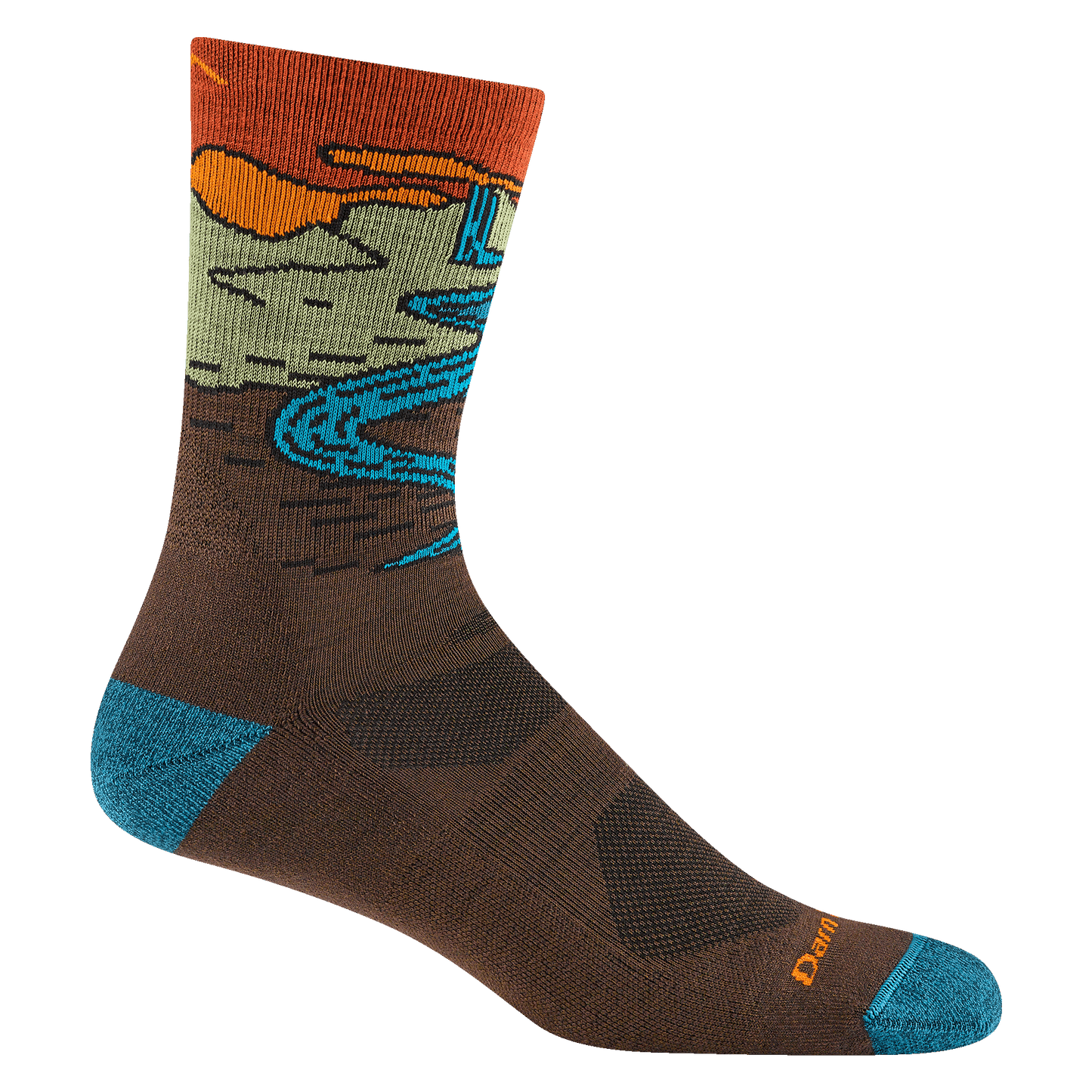 Men's Chasing Waterfalls Micro Crew Lightweight Hiking Socks