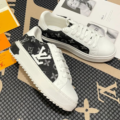 Lv Patchwork Denim Casual Shoes 1025030401