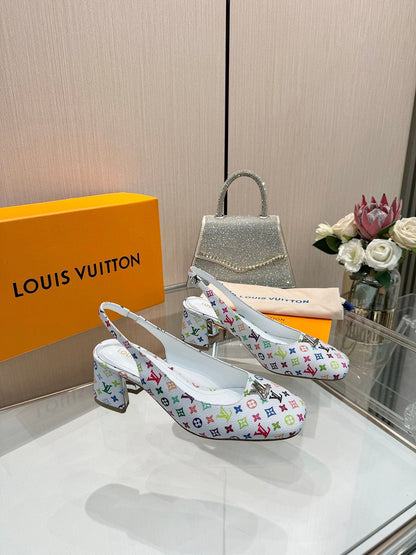 2025 Spring and Summer Multicolor Women's High Heels Sandals XC042504014