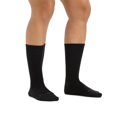 Women's Solid Basic Crew Lightweight Lifestyle Socks